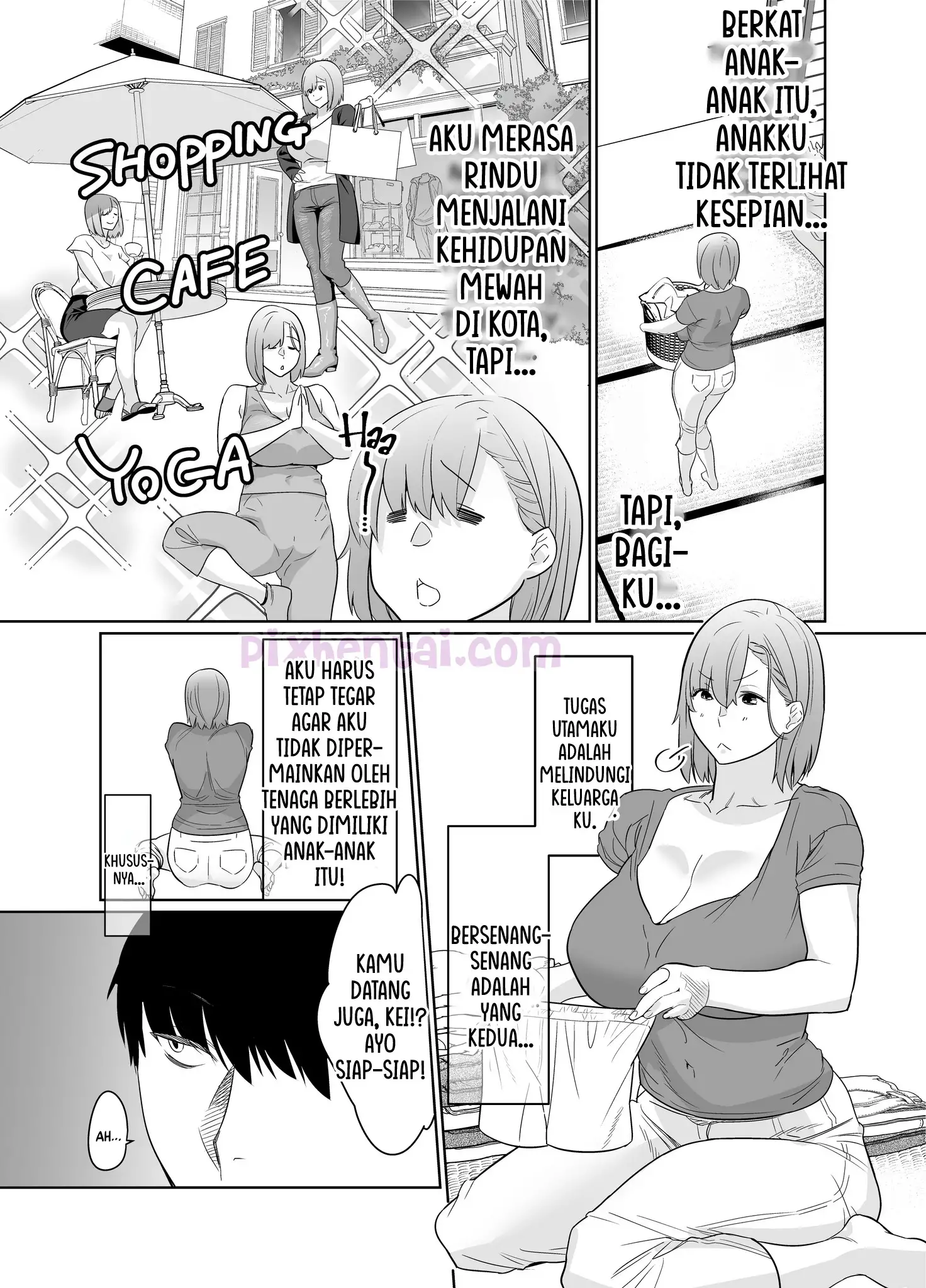 Komik hentai xxx manga sex bokep Hot Sweaty Sex with My Friends Mom 5